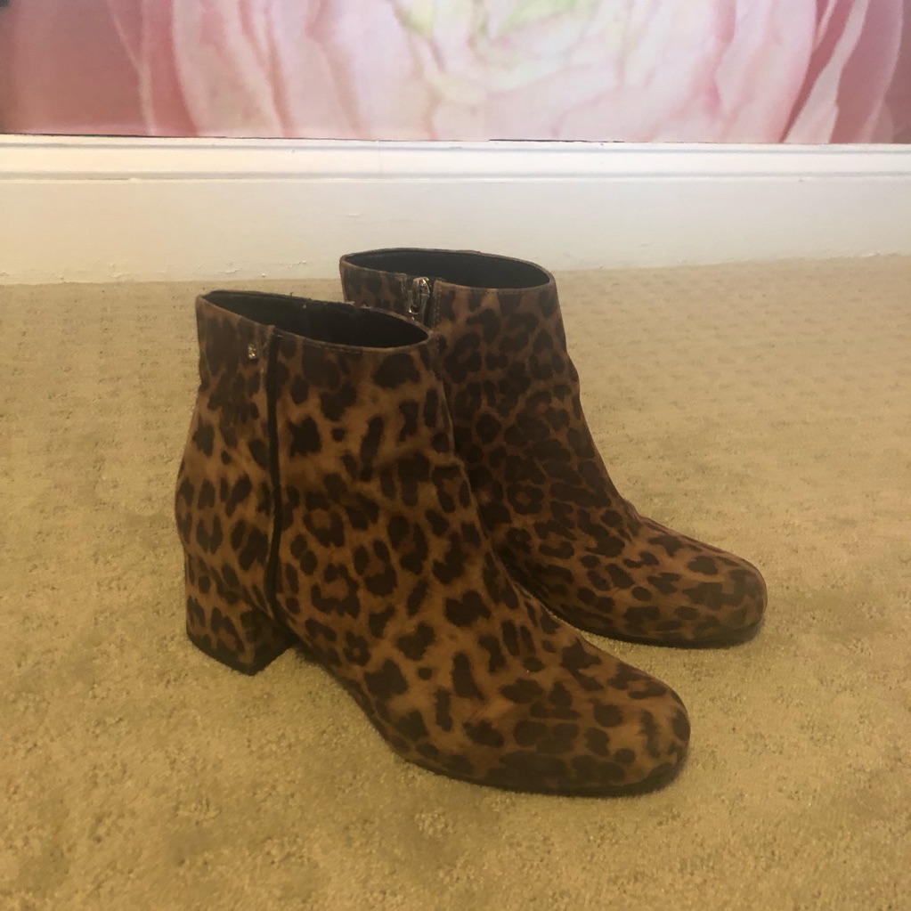 Leopard Print Booties